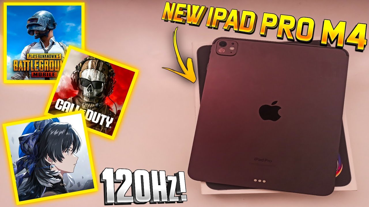 NEW IPAD PRO M4 UNBOXING AND GAMING TEST! | Pubg Mobile, Warzone Mobile, Wuthering Waves