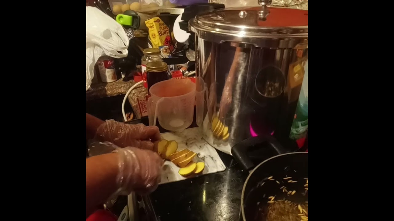 Easy mushroom growing liquid culture recipe! straw,potato,  grain water.