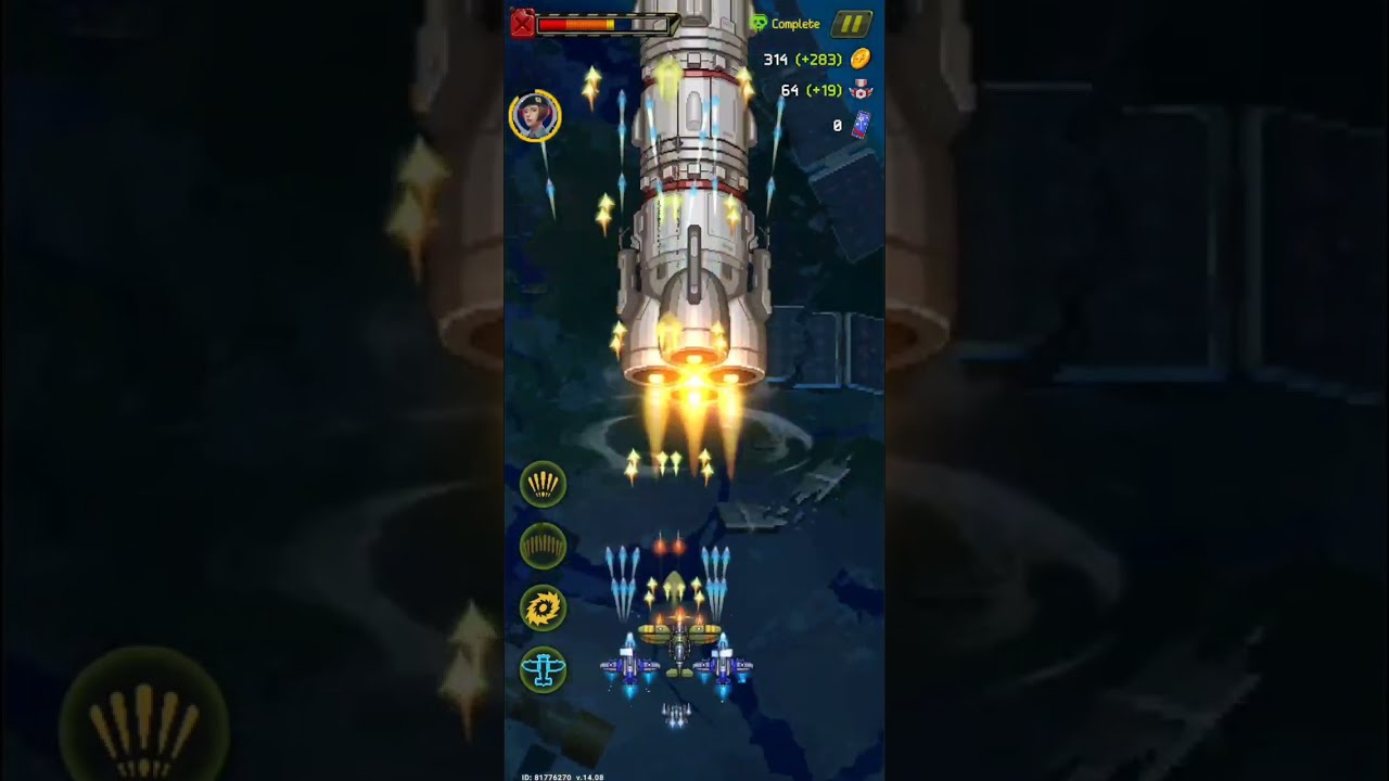 1945 Air Force Game Level (  310 To 400 ) Hard Only Boss। 1945 Level ( 310 To 400 ) Only Boss।
