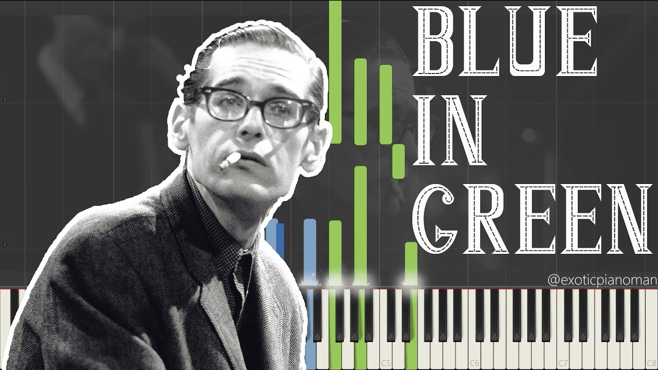 Bill Evans Trio - Blue In Green (Jazz Piano Synthesia + Double Bass)
