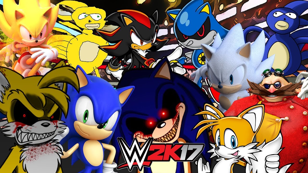 SONIC THE HEDGEHOG | Royal Rumble WWE 2K17