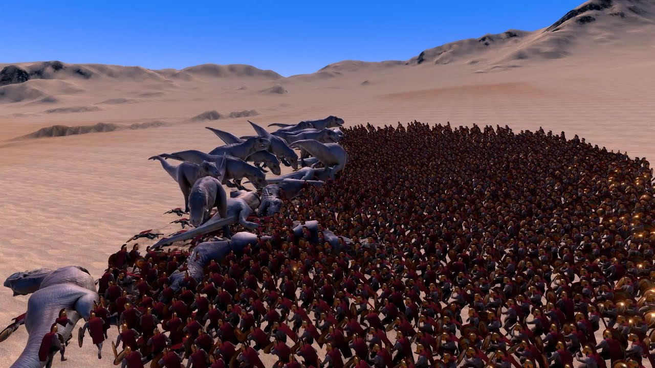 20 T-REX VS 2000 EVERY UNIT|Ultimate Epic Battle Simulator game