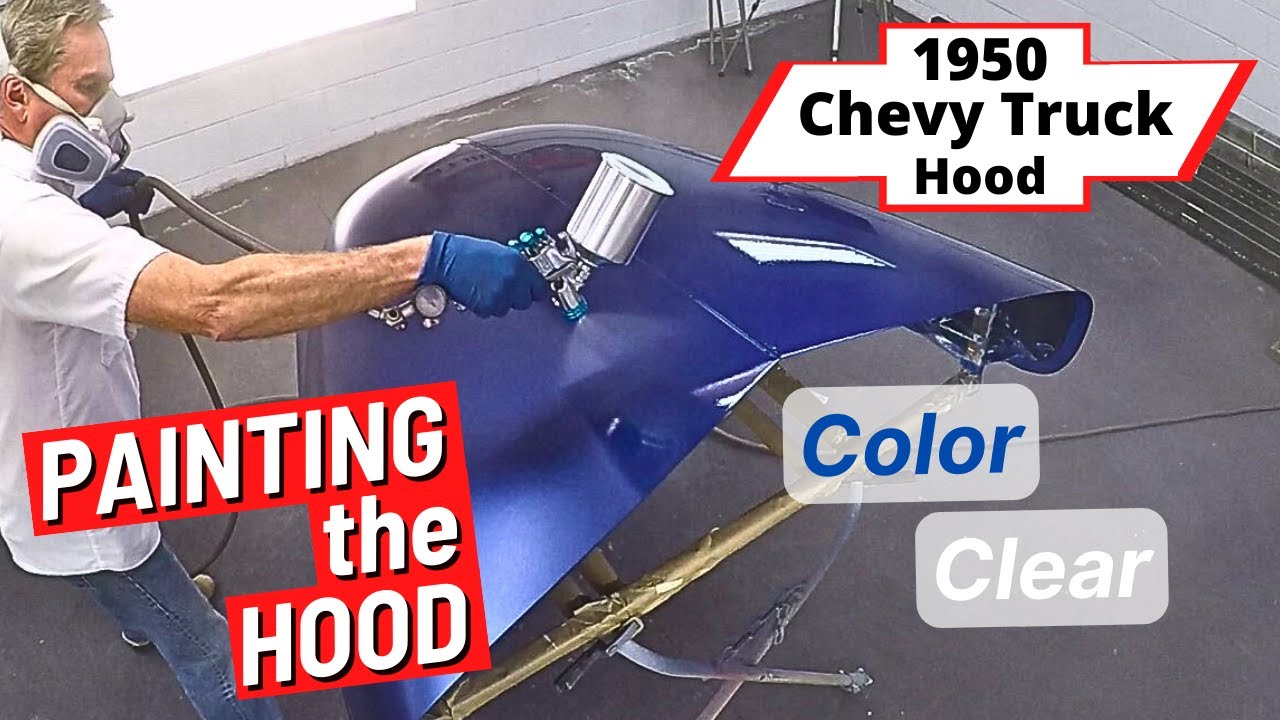 1950 Chevy Truck (Ep 85) Painting the Hood