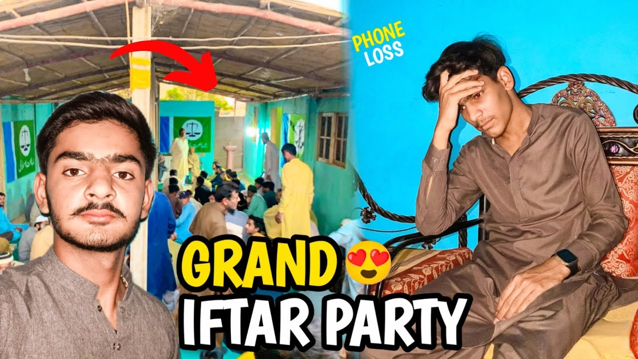 Grand Iftar Party Iftar Par Itne Sare Log😍?Kabeer la sath Mobile loss  prank kar leya 😱