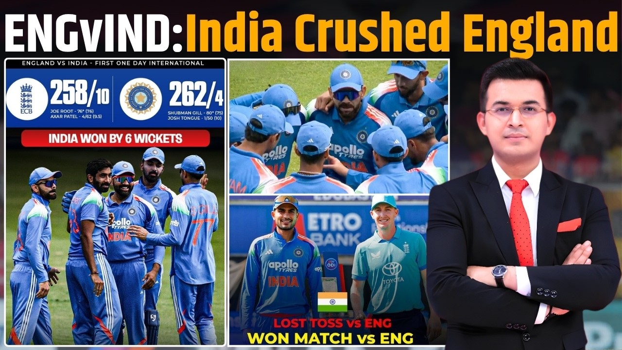Ind vs Eng :  IND beat ENG by 6-wickets and take 1-0 lead in Birmingham