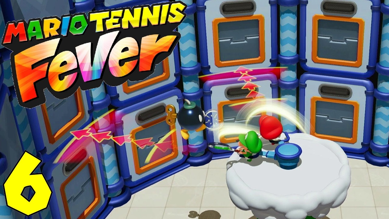 Mario Tennis Fever #6 - Drehplattform mit Baby Luigi