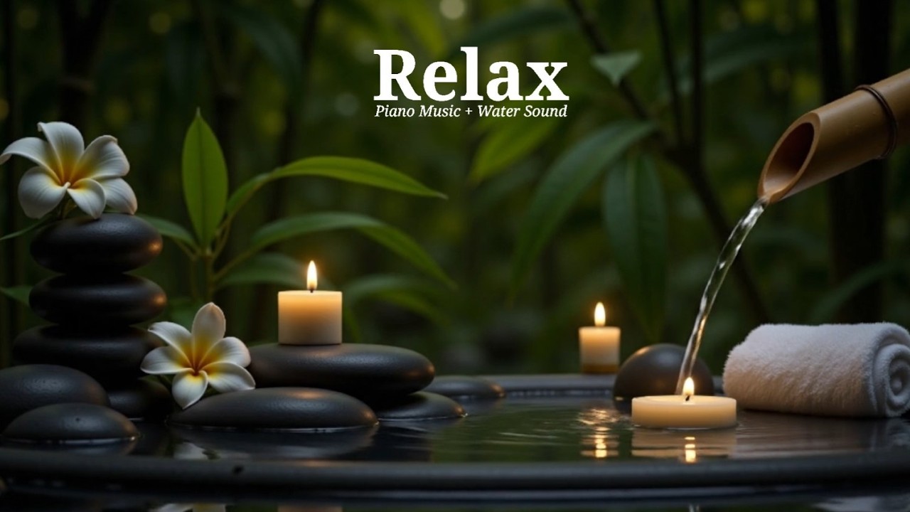 Relaxing Music Sleep for Healing + Water Sounds 🌿 Stress Relief, Deep Sleeping and Study Music