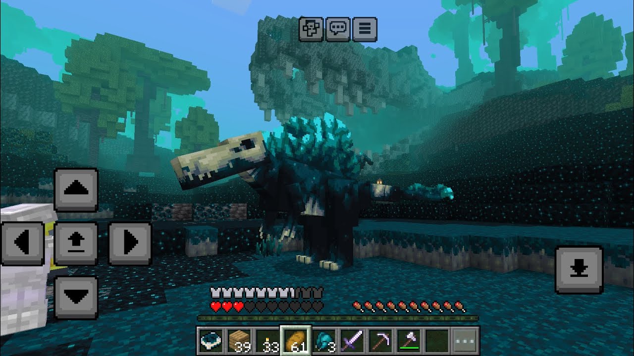 Sculk Dinosaurs MOD in Minecraft PE
