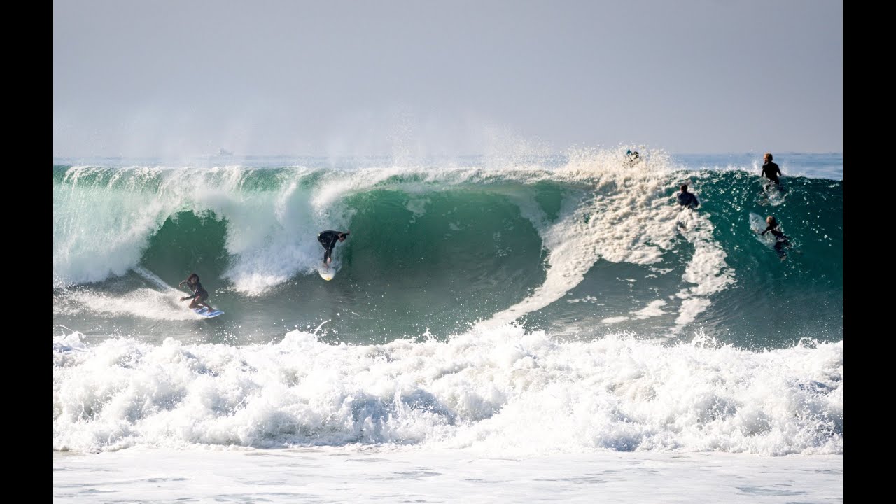 Newport Point Big Waves Aug 9, 2024