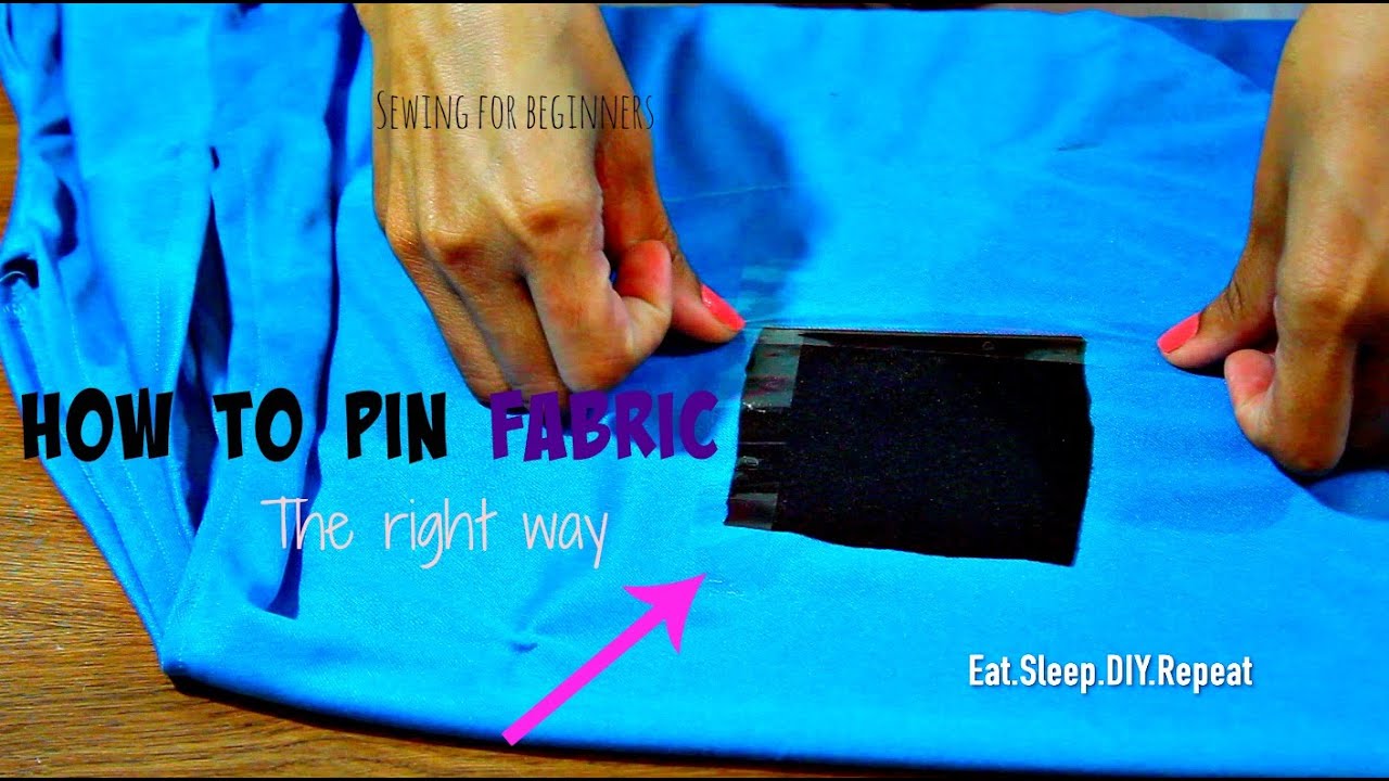 Sewing for Beginners | How to pin fabric