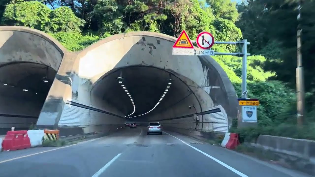 용서고속도로 청명IC - 분당 주행영상 Driving Suwon, Korea
