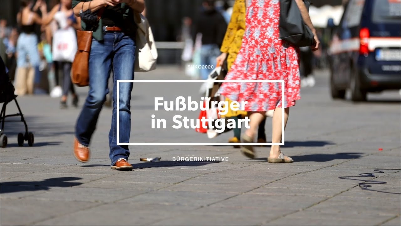 Fu&szlig;b&uuml;rger in Stuttgart