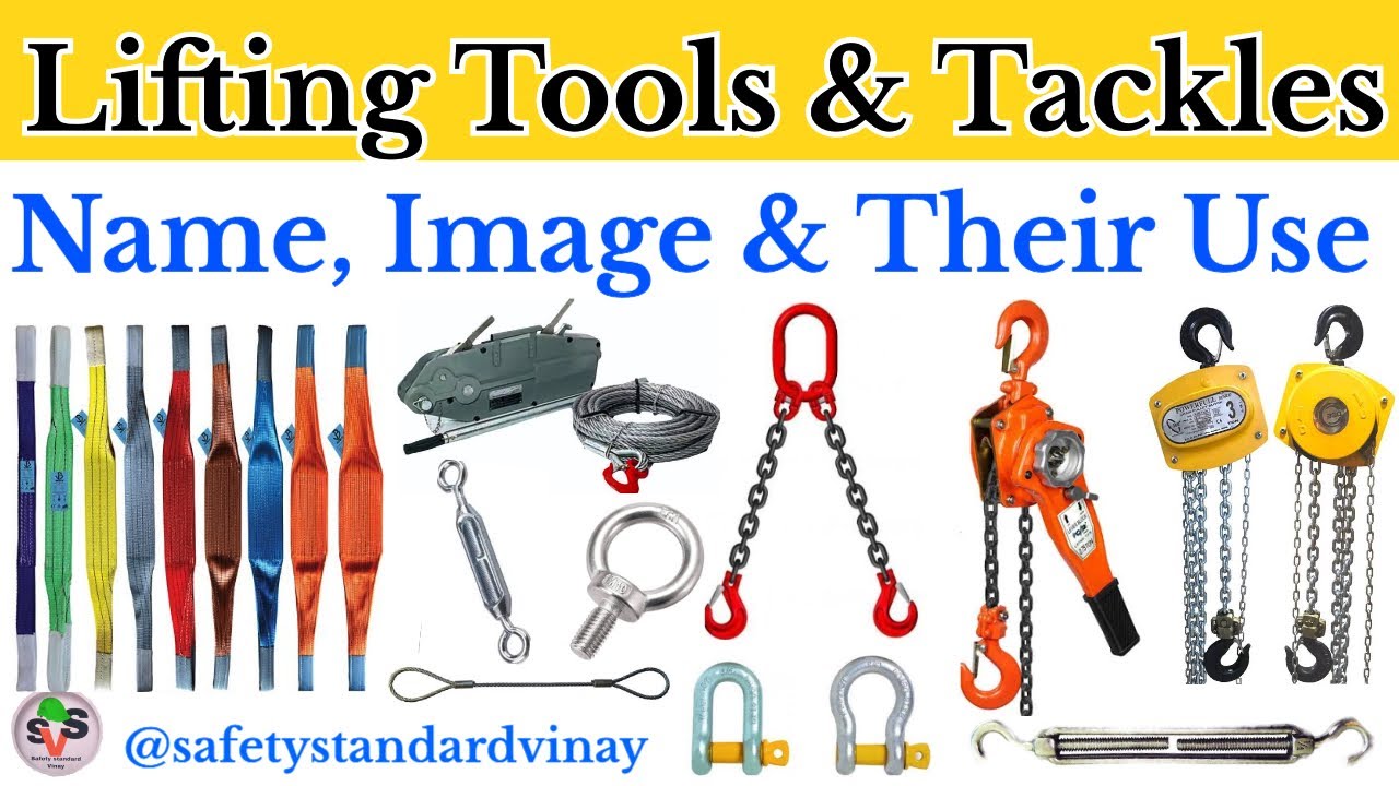 Lifting Tools & Tackles Safety | Name, Images & Function of Lifting Tools & Tackles #tools #lifting