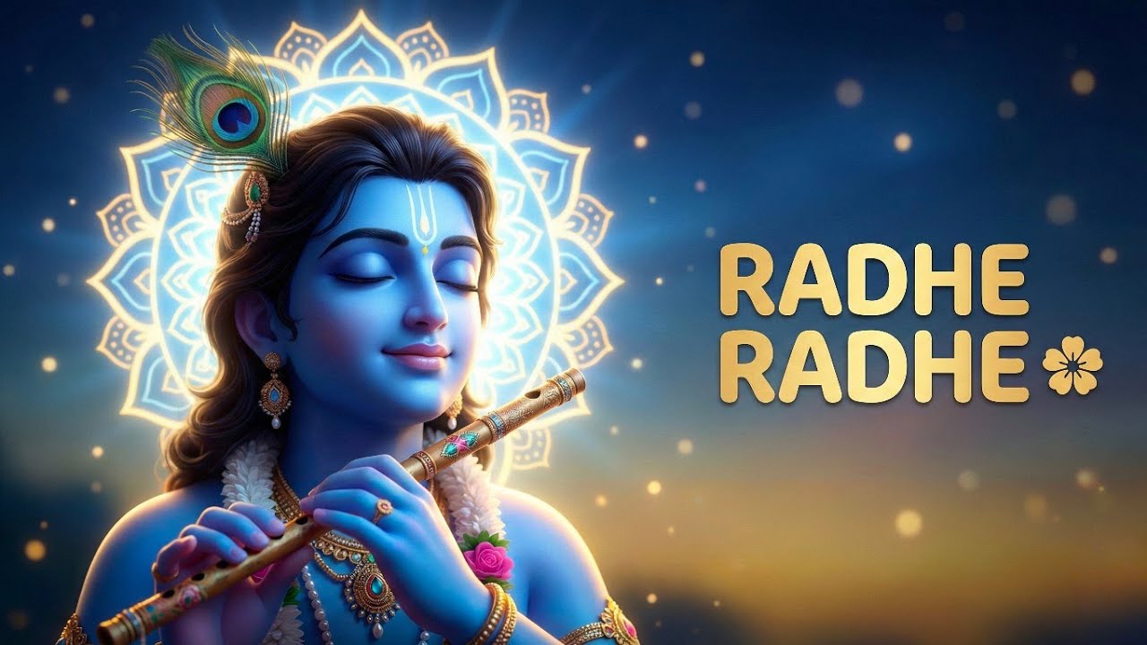Madhur Murli 🌸 Krishna Meditation Bhajan | Radhe Shyam | Deep Peace