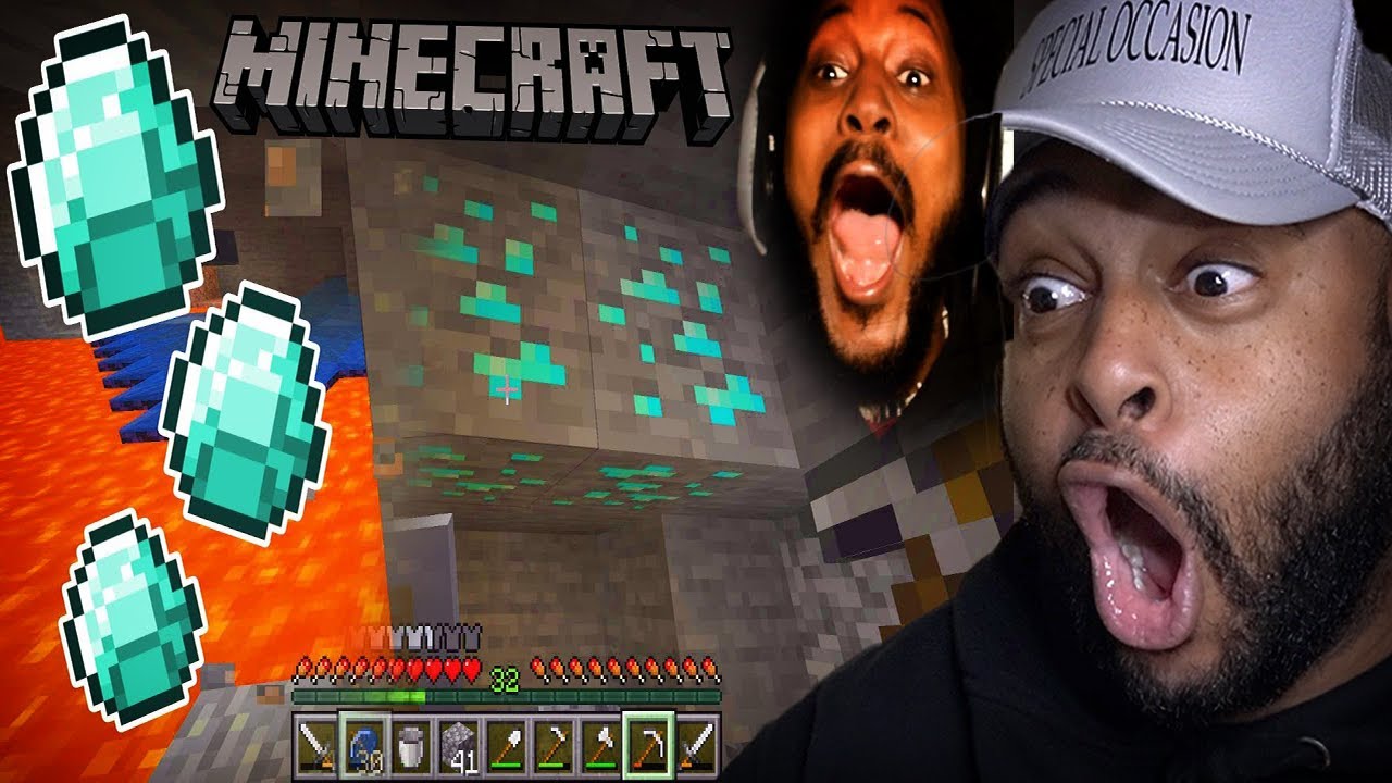 WE FOUND THE DIAMOND MINE! ( Minecraft Part 5 - @CoryxKenshin ) | Reaction