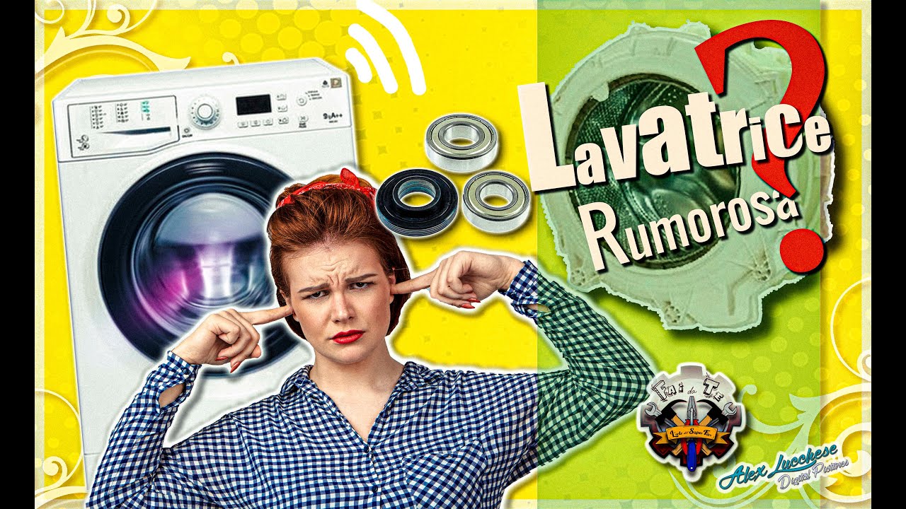 Lavatrice rumorosa - Sostituzione cuscinetti su vasca saldata