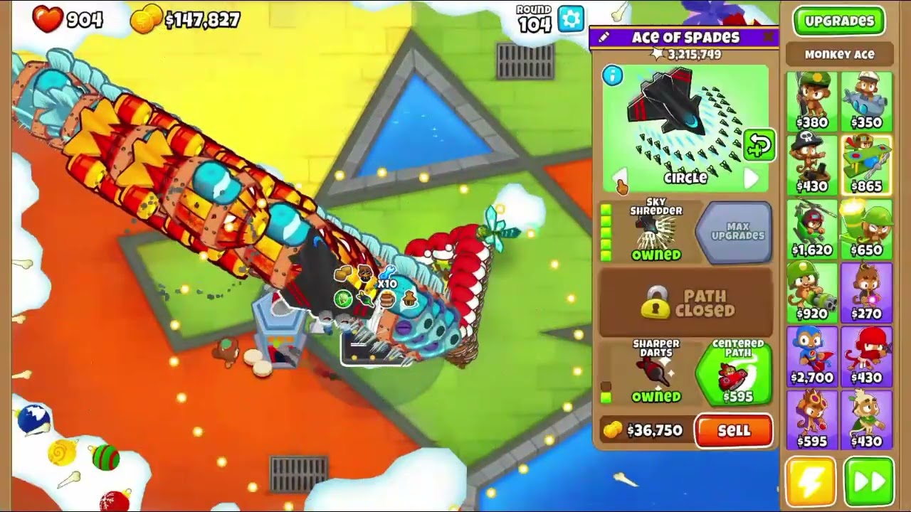 Uploading another video for my friend twinkle_sprinkle this one is BTD6 ace micro practice