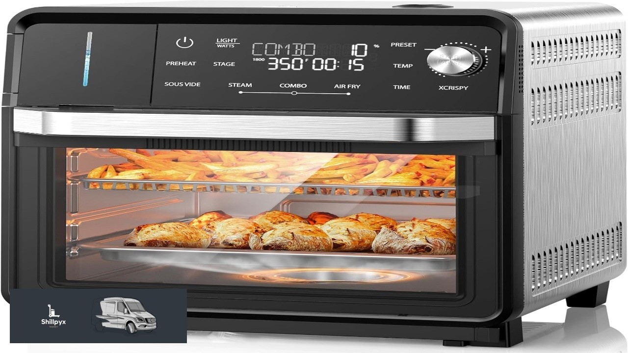 Nuwave Combi Steam Oven Non Toxic Stainless Steel Multi Cooker with Air Fry Sous