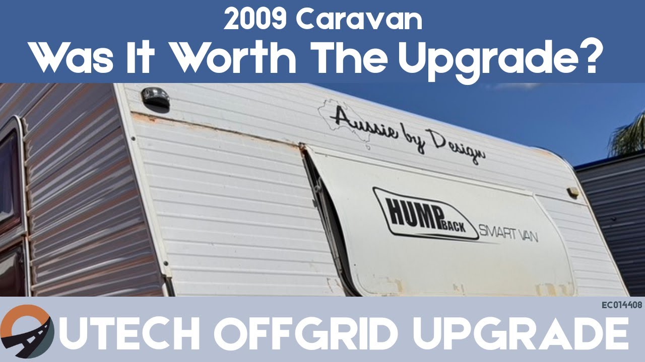 Upgraded - Old 12v System with Off Grid Power Setup - 2009 Aussie By Design Caravan - Outech OffGrid
