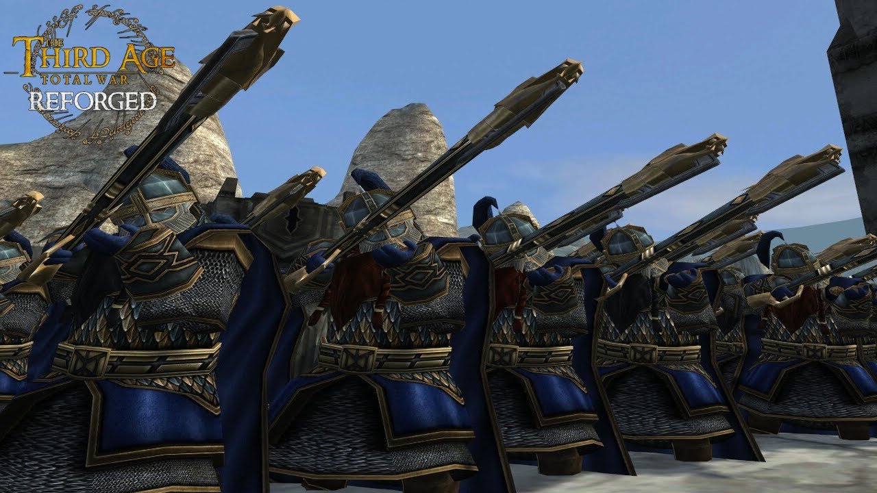 ERED LUIN, THE DWARVES ACCEPT THE RINGS (Siege Battle) - Third Age: Total War (Reforged)