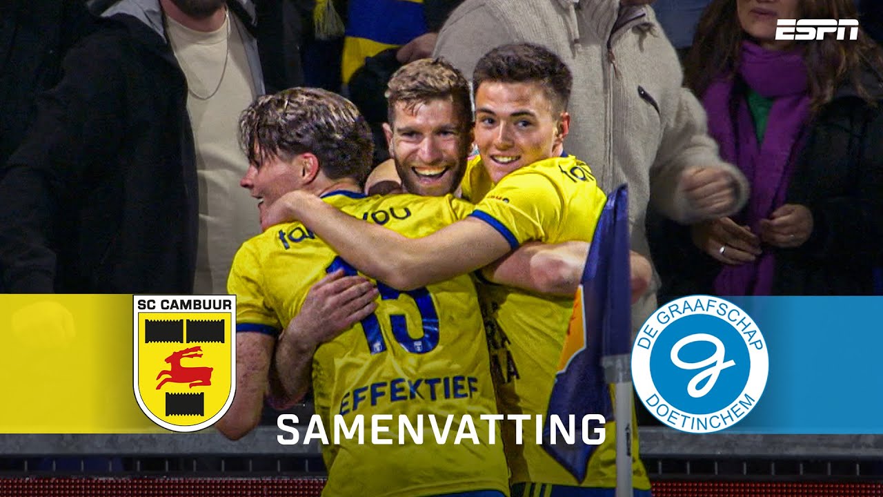 🦁 MICHAEL DE LEEUW SCOORT BINNEN 18 SECONDEN 🤯 | Samenvatting SC Cambuur - De Graafschap