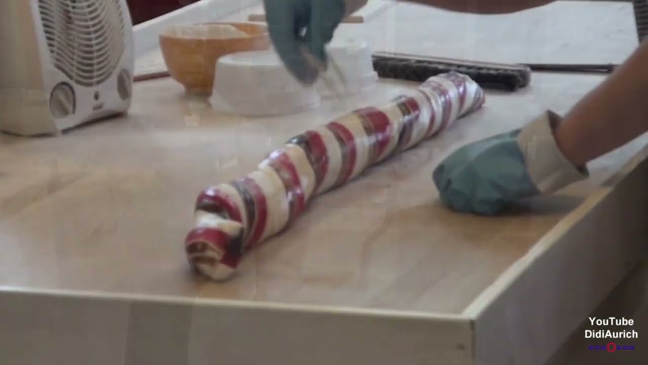 Teil 53 der 7 Länder Rundreise, Einmal um die Ostsee, Zuckerstangen Herstellung, Polkagris HANDMADE