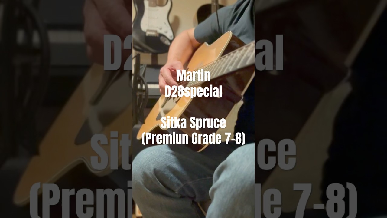 Martin【D28 Special】　　　　Sitka Spruce(Premiun Grade 7-8) Playing Eric Clapton 