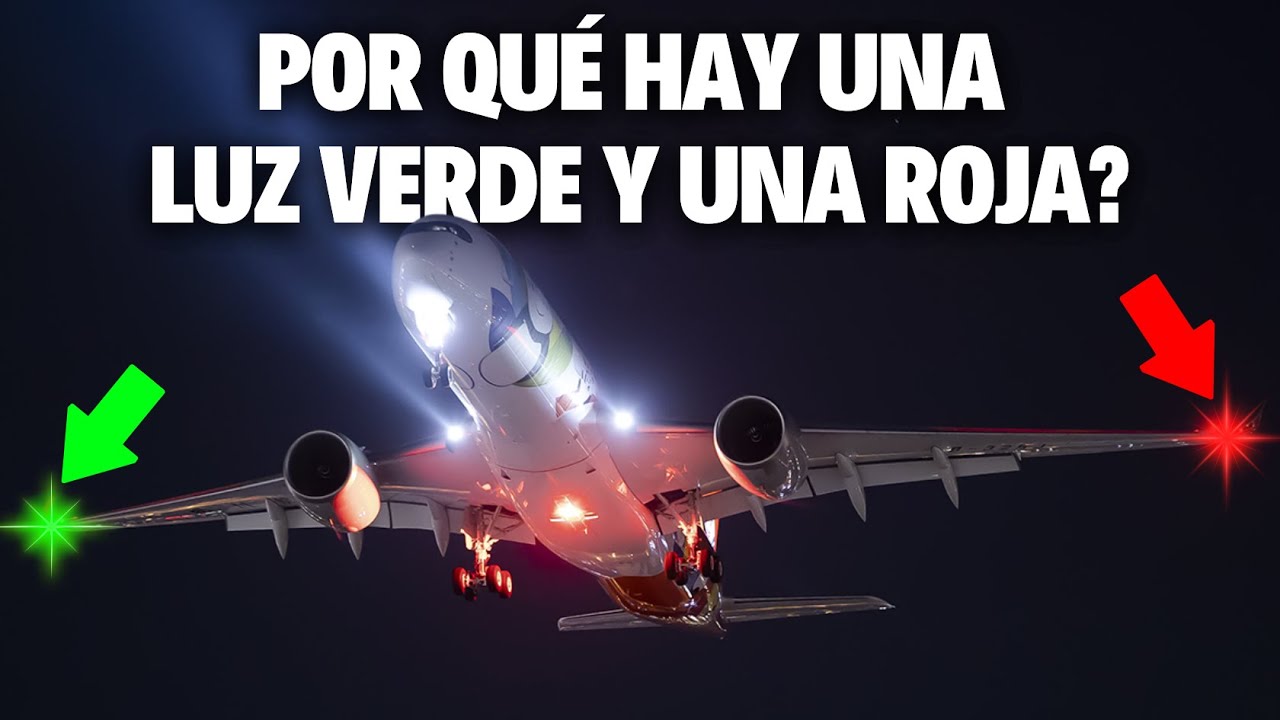 ¿Por qué las LUCES de las Alas de los AVIONES son tan diferente?