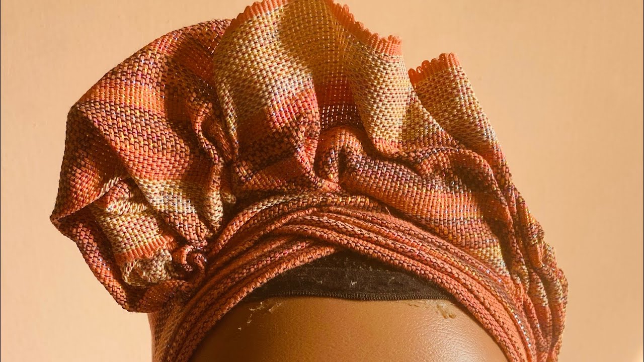 How to make Auto gele for baby girl #diycrafts #headwear  #autogele