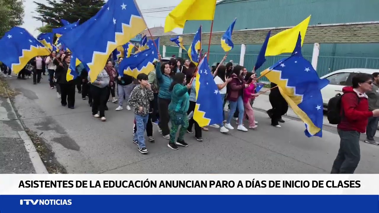 Asistentes de la educación de Puerto Natales anuncian paralización total para inicio del año escolar