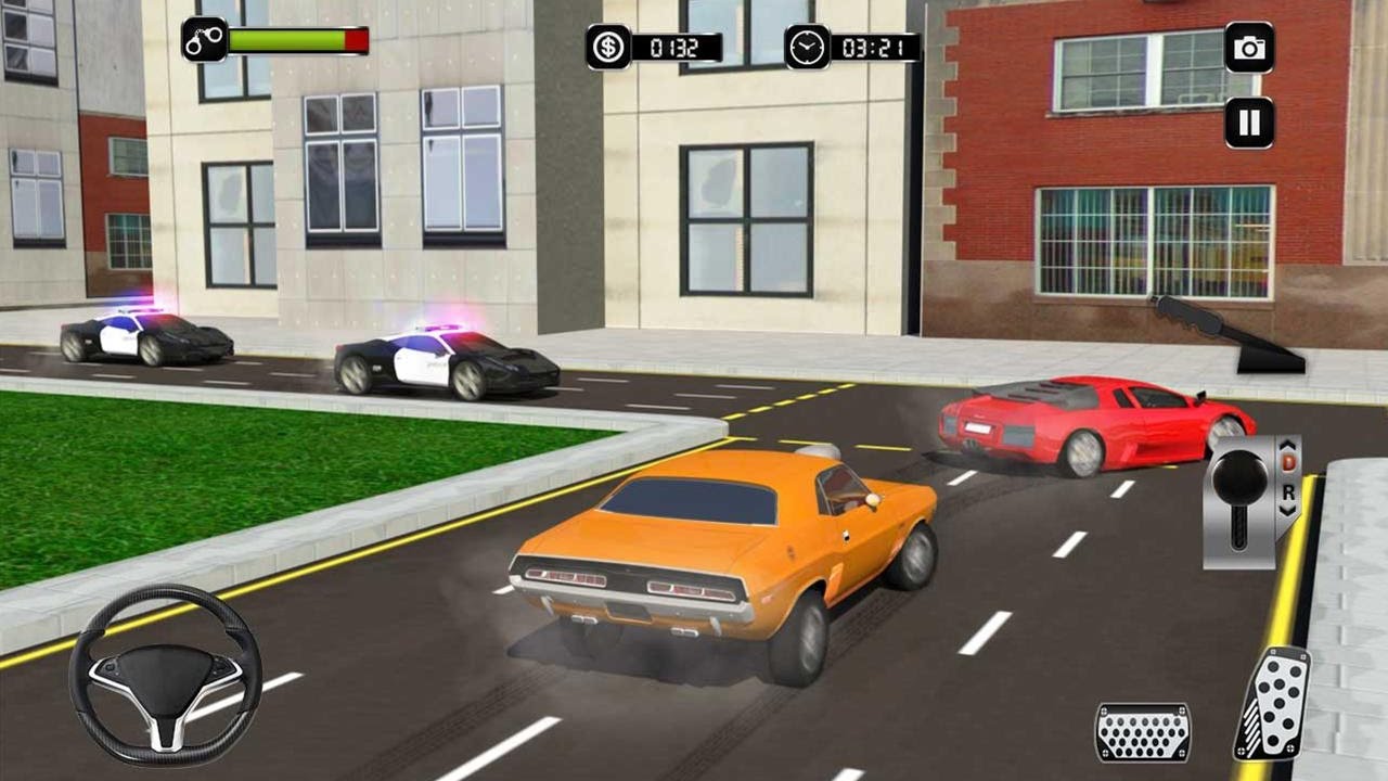 Crime City Cops Car Chase Game Android Gameplay