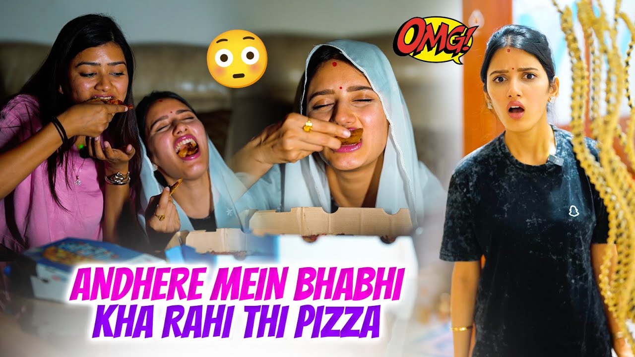 Andhere mein kyu kha rahi thi Bhabhi Pizza 😥