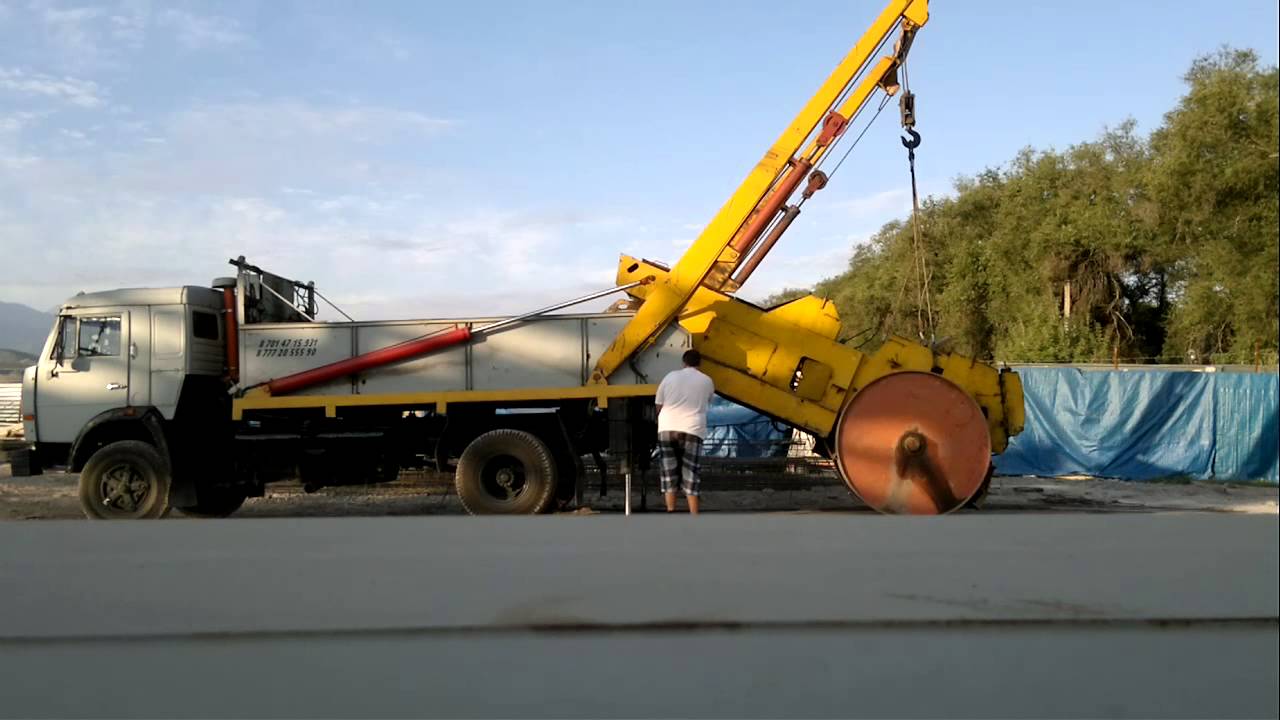 Камаз 4325 портальный кран