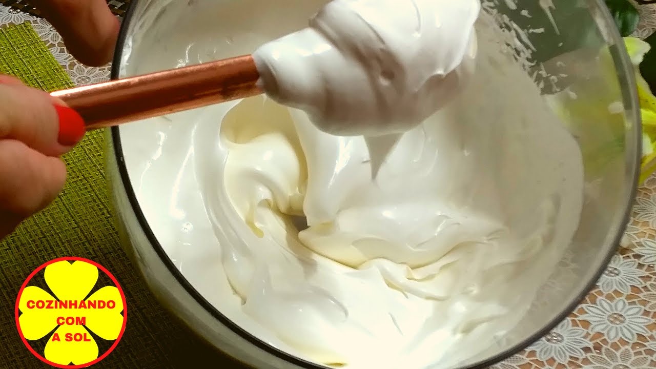 📌🍀SIMPLES E CASEIRO!💕🍀CHANTILLY DE CREME DE LEITE!💕🍀