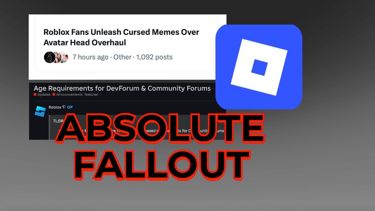 The Fallout of Roblox's Classic Face & Static Head Removal + More Bad Updates