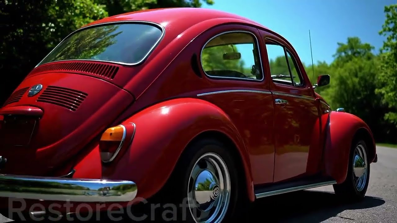 ASMR Car Restoration | 1950s Volkswagen Beetle | From Junkyard to Brand New