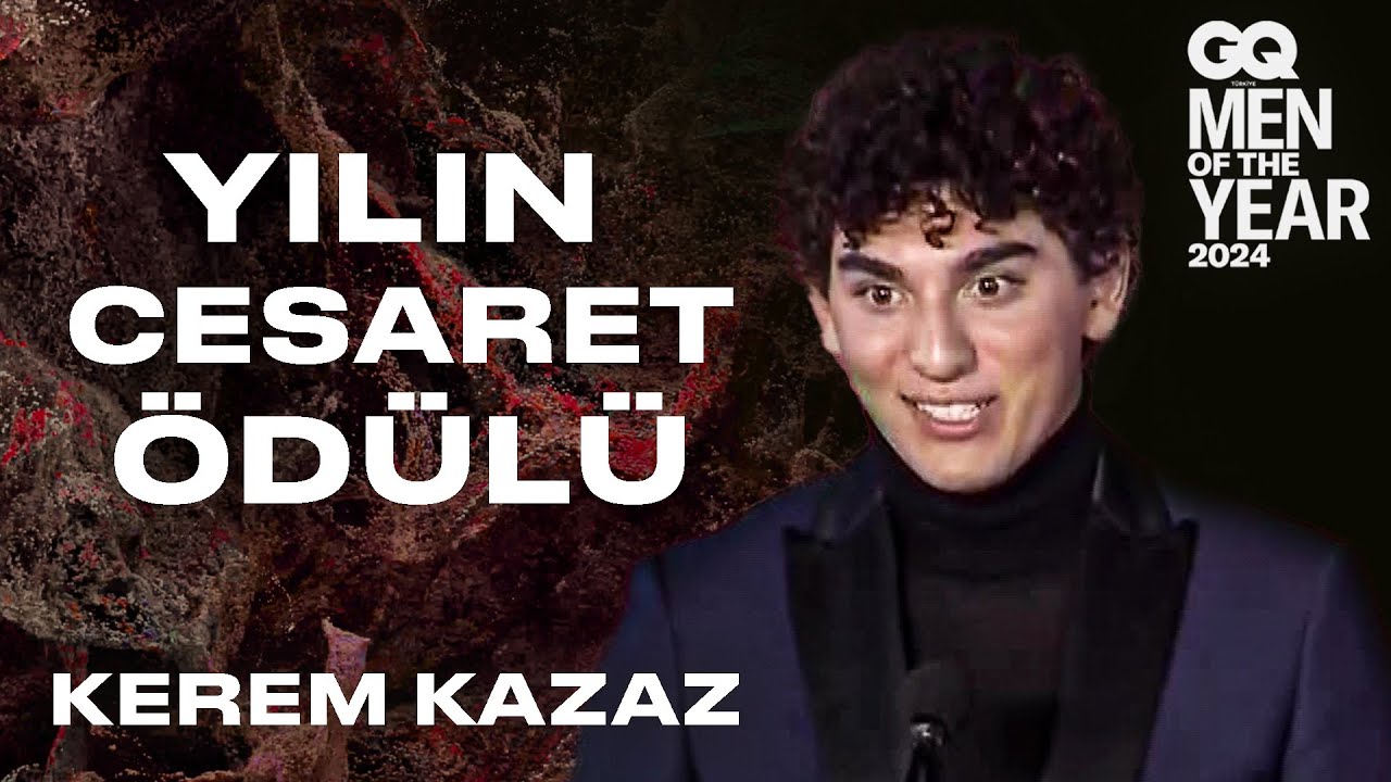 Yılın Cesaret &Ouml;d&uuml;l&uuml;'n&uuml;n sahibi Kerem Kazaz - GQ Men Of The Year 2024