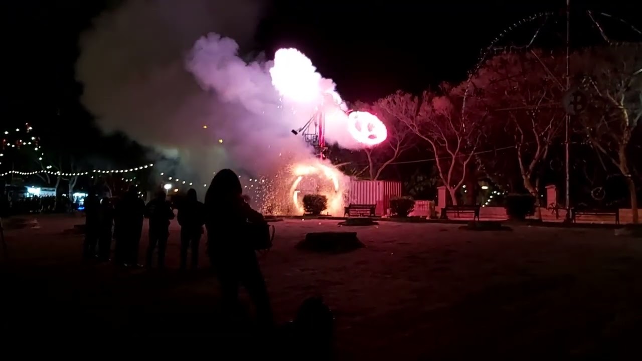 Malta international Mechanical Ground fireworks festival  , 30 april 2022 .Nar ta l-art