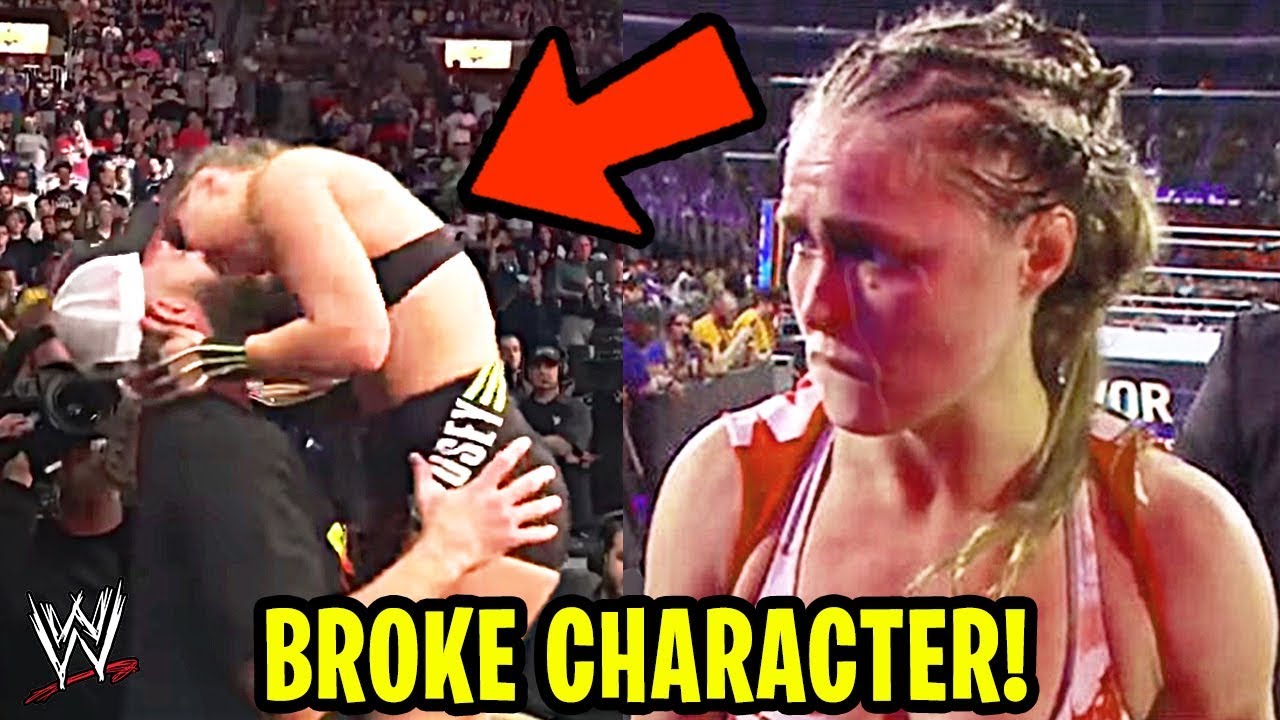 6 раз, когда Ронда Раузи теряла характер в WWE!