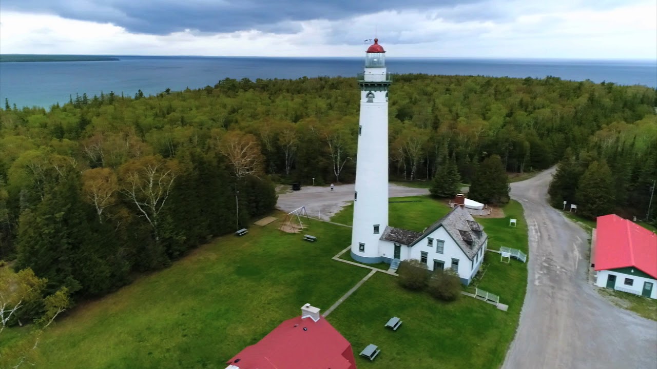 The Old and New Presque Isle Lighthouses