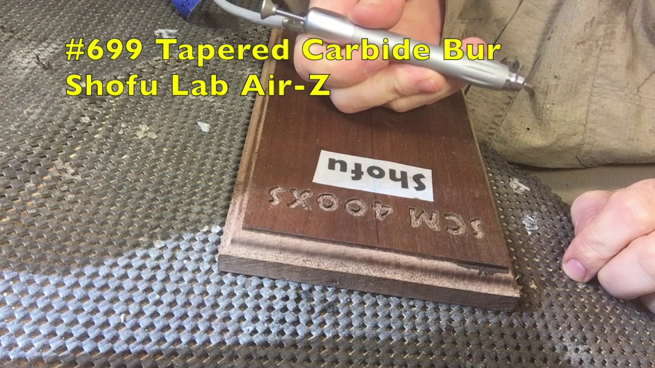 Ultra High-Speed Handpiece Comparison  Carving in Wood
