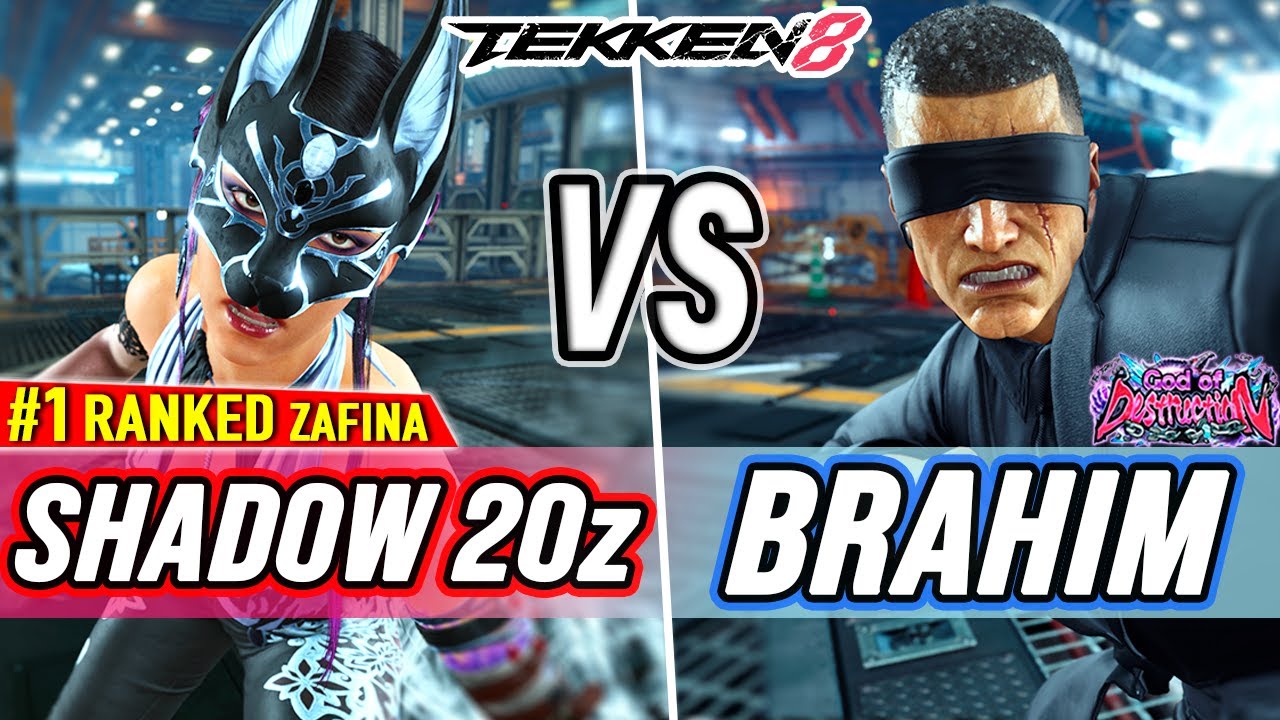 T8 🔥 Shadow 20z (#1 Ranked Zafina) vs Brahim (Bryan) 🔥 Tekken 8 High Level Gameplay