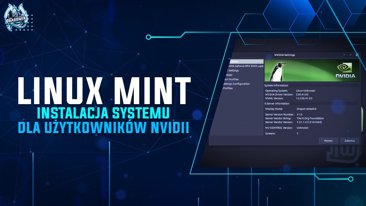 Linux Mint - Rozwiązanie problem&oacute;w dla posiadaczy kart graficznych Nvidii