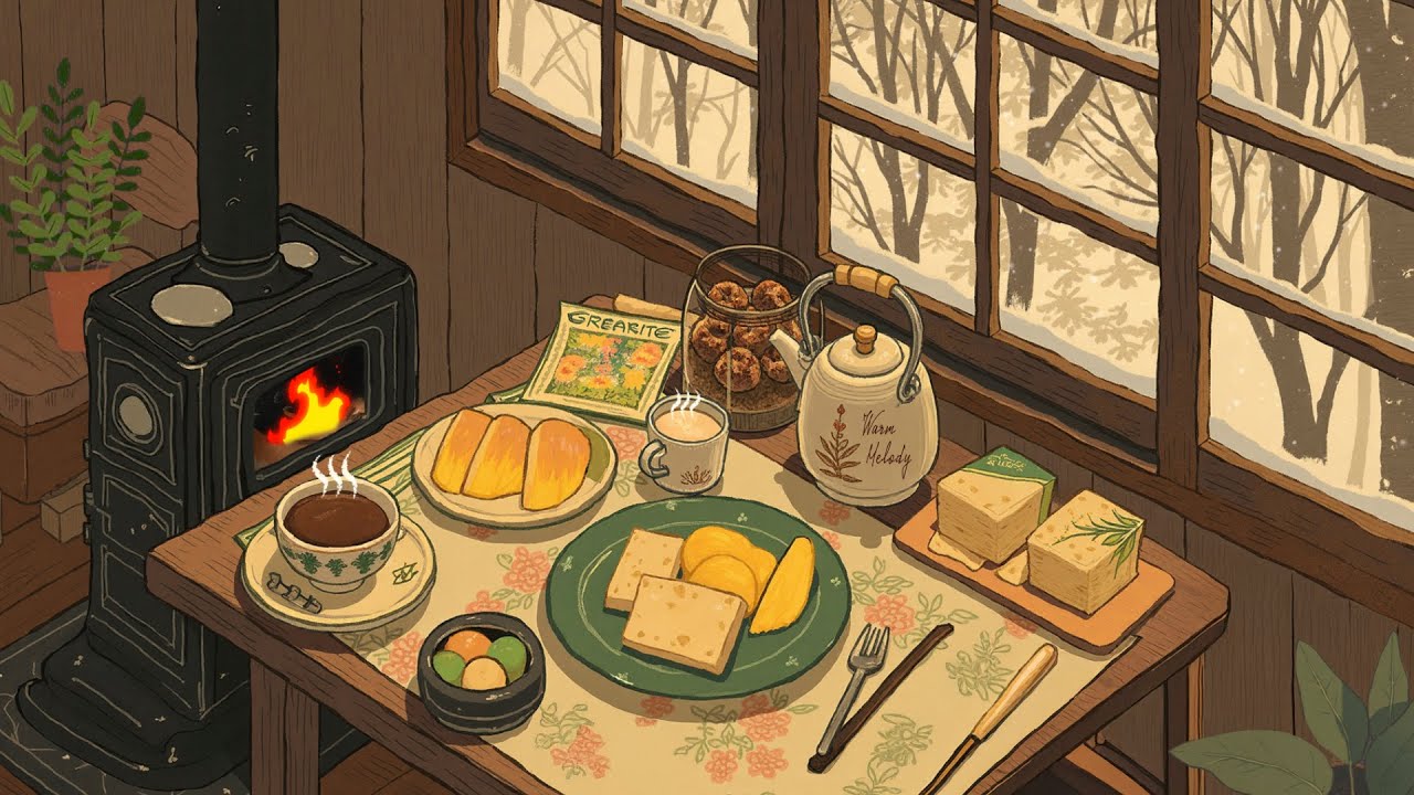 Gentle January Day with Tea & Lofi Playlist 🍵🪴❄️ Start Your Day