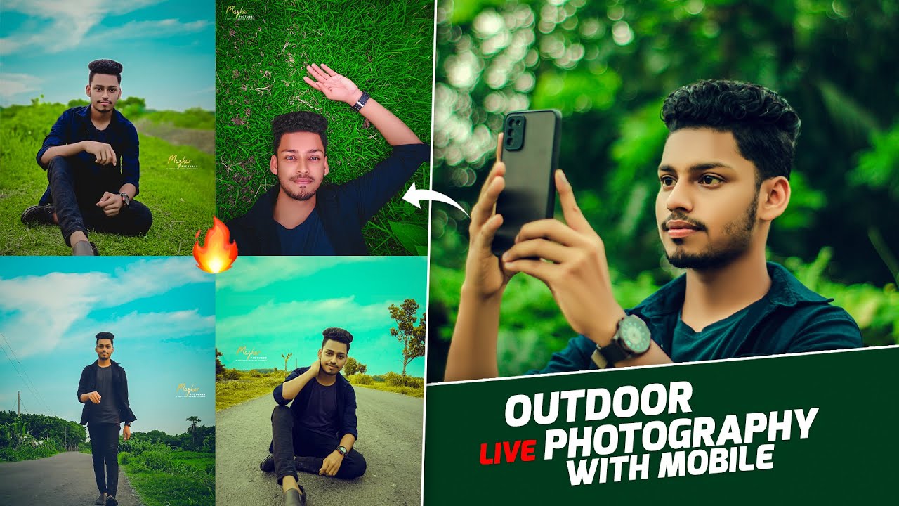 Outdoor Live Photoshoot With Mobile 🔥 Pro Mobile Photography Tips & Tricks - Mazhar Pictures
