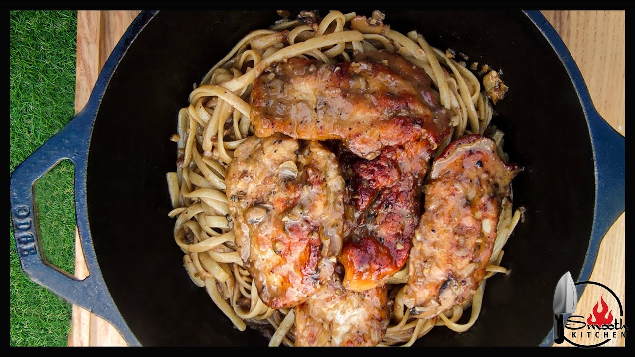 (11)طريقةعمل مكرونةمع صدورالفراخ بصوص المشروم-how to make pasta and chicken breasts & mushroom sauce