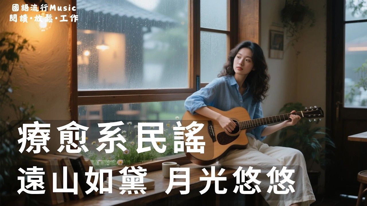 2025最好聽華語歌單【遠山如黛 月光悠悠】讀書・工作・放鬆最佳背景音樂 | 療癒旋律陪你靜心每一刻｜純淨舒緩系音樂 ✨ 🎧 #讀書音樂｜#民謠｜#輕音樂｜#療愈音樂｜#華語金曲 #華語流行歌曲
