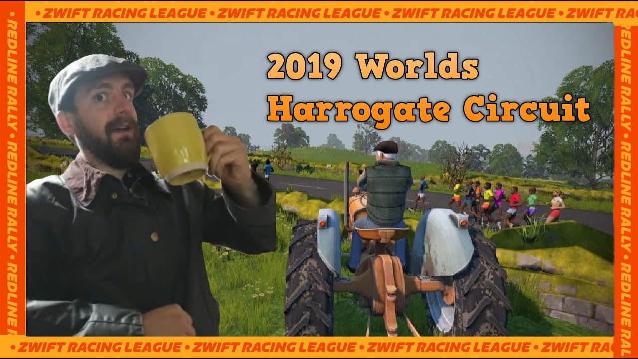 Zwift Racing League Round 3 | RollCo Dugongs B3 Aqua | Stage 2 2019 Worlds Harrogate Circuit