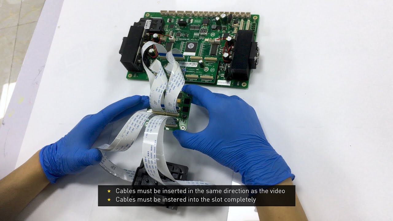 Guide of Printhead Installation For Epson 4720 (With Encryption Card)