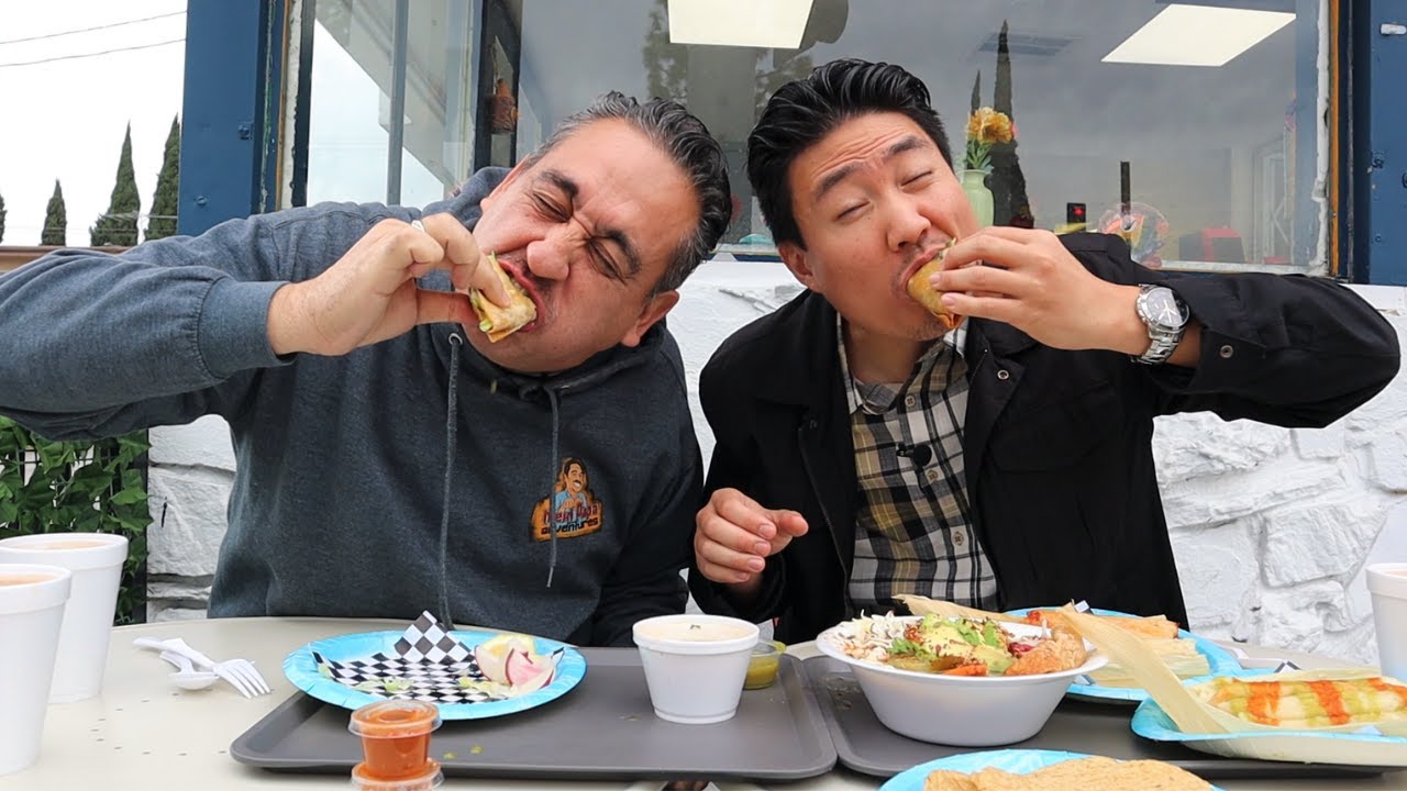 Eating at LA's First AFRO-MEXICAN Restaurant with @Mexi papa Adventures